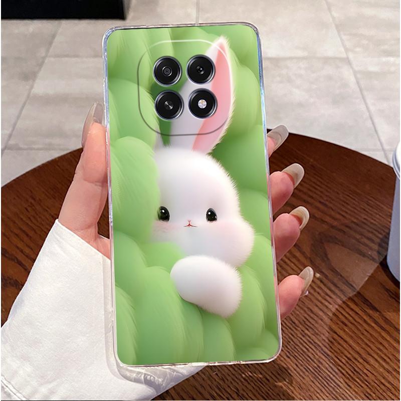For Oppo F29 5G Cover Oppo F29 Pro 5G Case Clear Luxury Cute Love Heart Rabbit Funny Cartoon Painting TPU Soft Silicone Casing