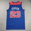 Mens Vintage Basketball Jersey Bullets 23 Blue Retro Embroidered Sports Shirt Team Apparel
