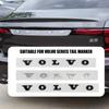 3D черные буквы на багажник автомобиля для C30 V40 V60 S40 S60 XC60 XC90 XC40 S80 S90 S80L S60L Стайлинг автомобиля