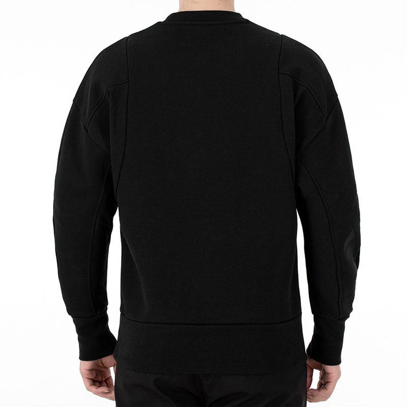 Adidas M Internal Crew Fleece Lined Pullover Comfortable Long Sleeved Sweatshirt Men's Black HB6559