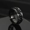 Новые крутые вращающиеся кольца из нержавеющей стали для пар, вращающиеся кольца для женщин и мужчин в стиле панк, подарок на вечеринку