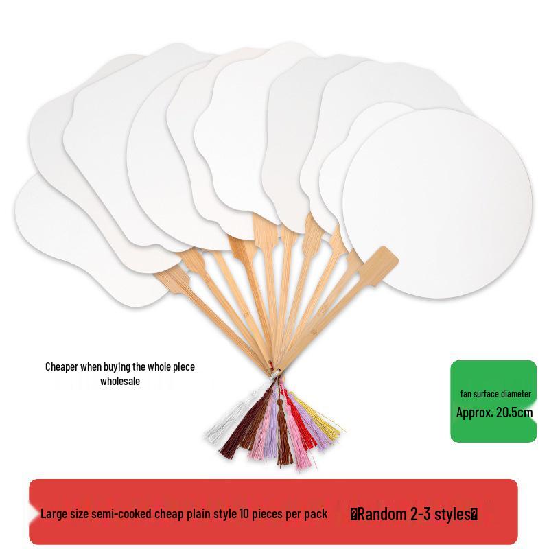 DIY Children's Natural Lacquer Fan Pigment Set for Crafting