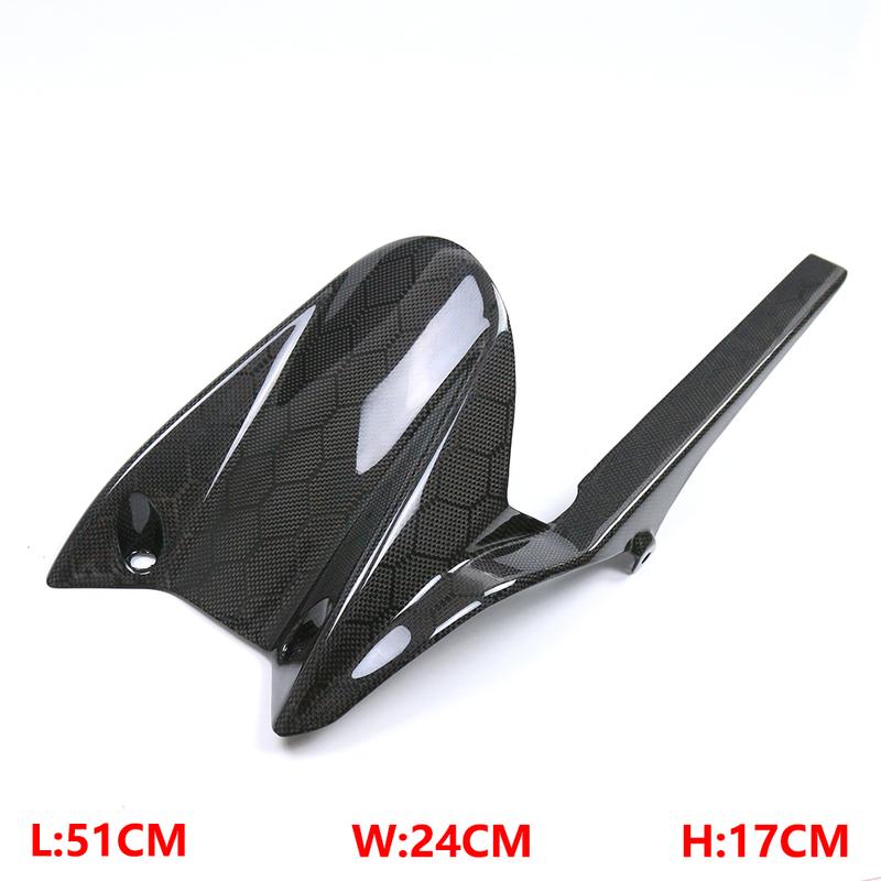 For Triumph Street Triple 765 RS Rear Fender Hugger Carbon Fiber Modified Motorcycle Accessories Fairing Parts