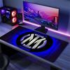 Inter Milan Mouse Pad, Large Gaming Desk Mat, Non-slip XXL Mousepad for Laptop & Tablet, Mini PC Playmat with Stitched Edges