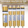 Gold 400GPD /125/100/75/50GPD Reverse Osmosis RO Membrane Replacement Water Filter System Purifier Drinking Water Treatment Home Kitchen