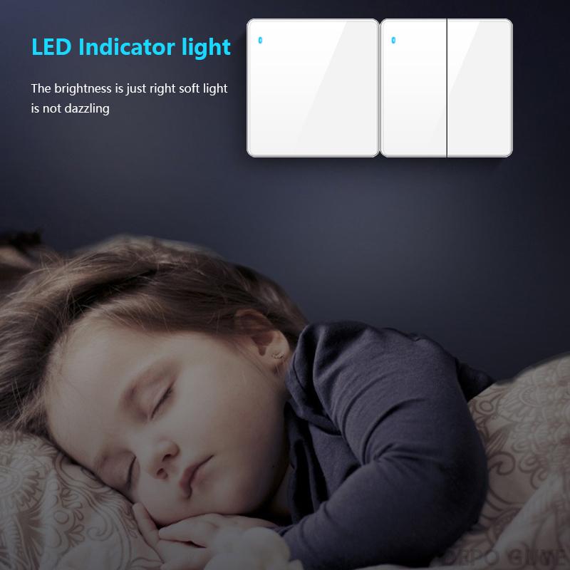 Стандарт Великобритании настенный светодиодный выключатель 2-позиционный розетка питания, 18 Вт быстрая зарядка универсальная двойная 3-контактная вилка USB Type-C стеклянная розетка