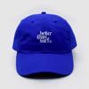 BETTER THAN SURF Smile Logo Beach Cap - Blue