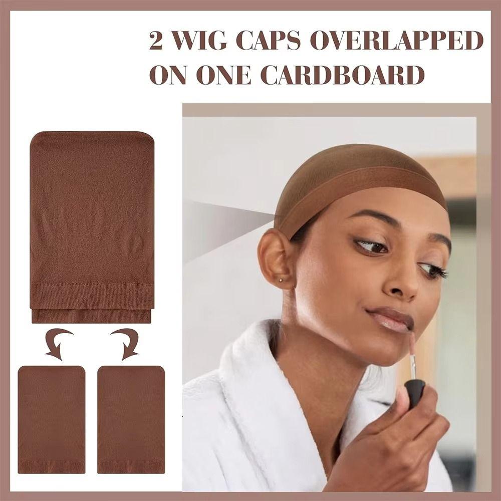 10PCS Invisible Wig Cap Breathable Wig Hairnet Durable Stocking Caps For Men and Women