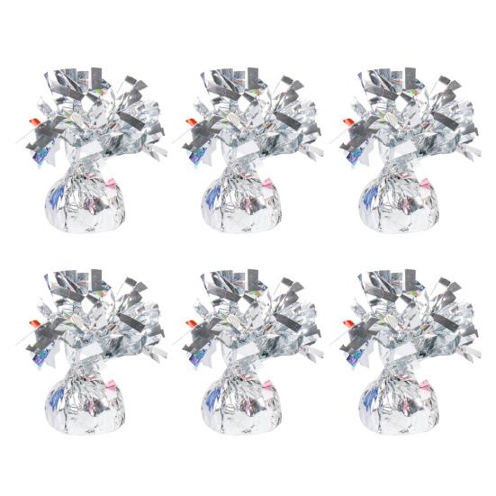 6 шт. грузила для воздушных шаров, анти-плавающие воздушные шары, гравитационные блоки, фольга, завернутая в бумагу, долговечные многоразовые изысканные украшения из воздушных шаров для свадебной вечеринки и выпускного вечера