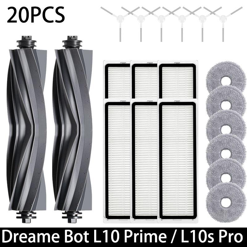 Dreame Bot L10 Prime / L10s Pro / L10 Pro Accessories Main Side Brush Hepa Filter Mop Cloth Robot Replacement Spare Parts