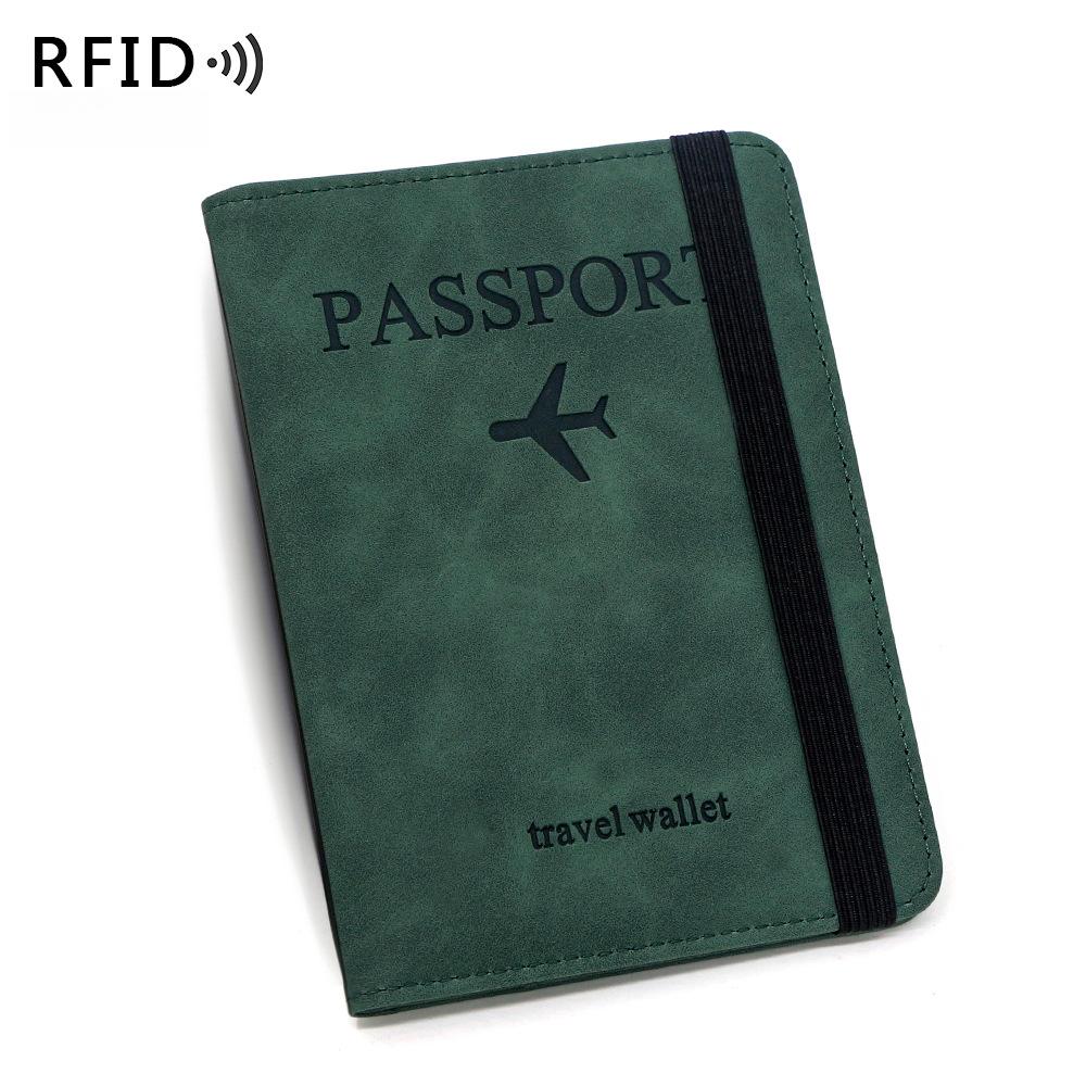 RFID Blocking Anti-Demagnetization Travel Organizer Card Holder, Passport Wallet, Card Case, Coin Purse