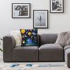 Space Universe Solar Big Bang Square Pillowcase Polyester Linen Velvet Creative Zip Decor Sofa Cushion Case 18"