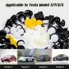 70 шт. Клипсы Tesla Клипсы для бампера, подкрылка, фиксаторы-заклепки Tesla, 20 популярных размеров Крепеж Tesla Клипса Tesla Заклепки Tesla Для Tesla