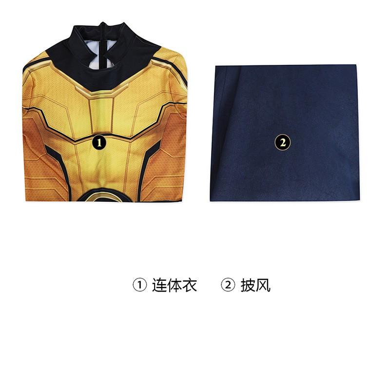 Kids Thunder Agents Cosplay Jumpsuit Halloween Party Costume Superhero Roleplay Outfit