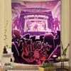 Helluva Boss Cartoon Tapestry Anime Tapestry Hanging Tarot Hippie Wall Rugs Dorm Wall Hanging Sheets