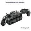 Военный танк Второй мировой войны BOFORS 40MM L/60MORRIS CDSW Конструктор Второй мировой войны 1:35 Кирпичиков Коллекционная Модель Развивающие Игрушки Подарки