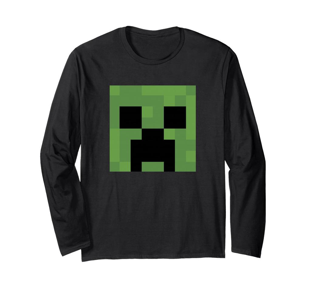 Футболка с длинным рукавом Minecraft Creeper Big Face