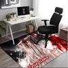 1PC Custom Name "Fantasy Duel Flames" Theme Floor Mat Ideal for Living Room, Game Rooms, Office, Bedroom,Floor Mat Playful Design