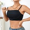 European and American Detachable Shoulder Straps Tube Top Gathered Front and Back Buckle Strapless Bra Seamless Non-slip Breathable Underwear