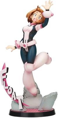 Bell Fine My Hero Academia Uraraka Ochako Hero Suit масштаб ПВХ окрашенный готовый продукт фигурка перепродажа Ver. 1/8
