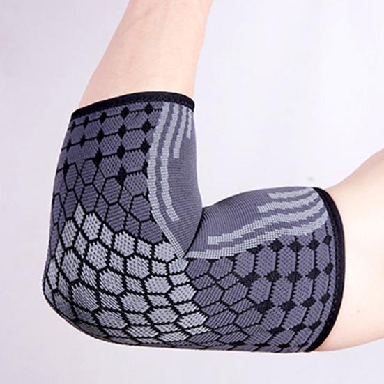 1 шт. Налокотник Вязаный Компрессионный Дышащий Амортизирующий Высокоэластичный Защита Локтя Тонкий