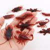 5pcs Emulation Cockroach Toy Spoof The Whole Person Playing A Trick Toy Centipede Cockroach Gecko Scorpions Simulation Toys