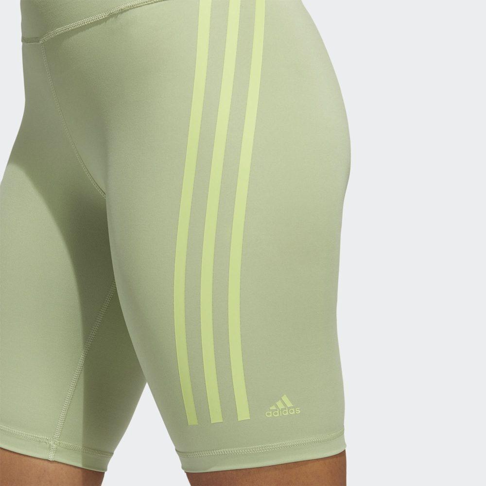 adidas Спортивные Шорты Женские Зеленые Умеренно Облегающие Брюки HD4471