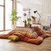 IKEHIKO Kotatsu Comforter, Rectangular, Radi, Approx. 205 X 285 Cm, Washable, Made In Japan, #5185259, Orange