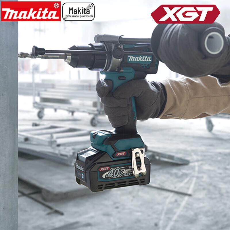 Makita 40V Бесщеточная аккумуляторная дрель-шуруповерт вилка CN (адаптер в комплекте)