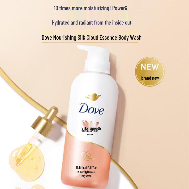 Dove White Peach Scented Shower Milk