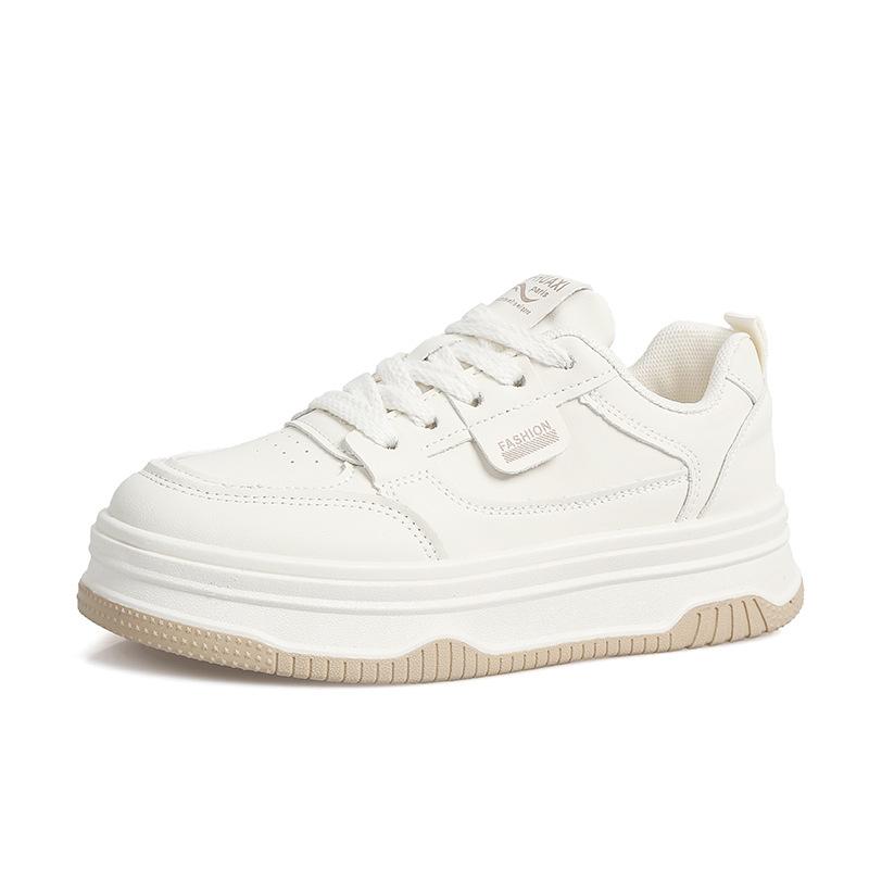 2024 Весна и Осень Новые Женские Повседневные Туфли Женские Молодежные Трендовые Повседневные Туфли в Студенческом Стиле Модные и Удобные Маленькие Белые Туфли