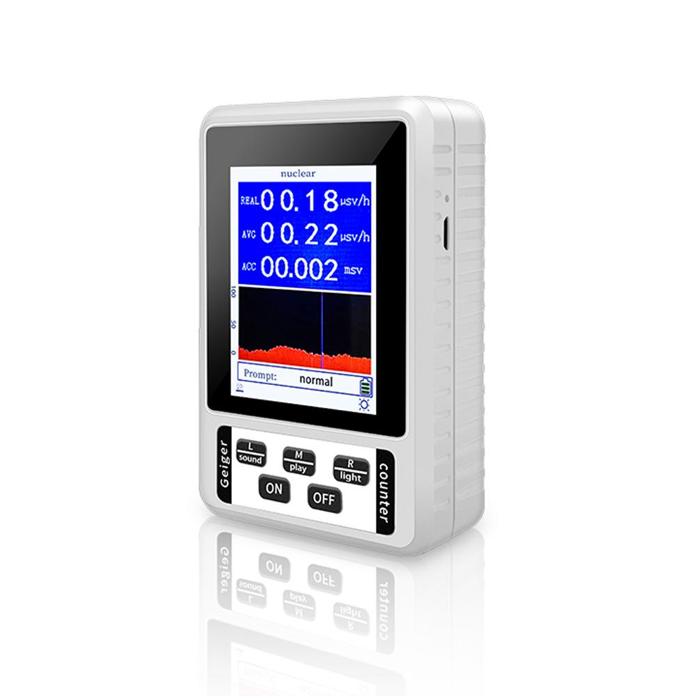Портативный детектор ядерного излучения, портативный персональный счетчик Гейгера, инструмент для обнаружения рентгеновских лучей в реальном времени, среднее значение