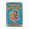 Feature Movie Vintage Posters Show Metal Tin Sign Retro Plaque Cinema Decor Hobby Bedroom Wall Decoration x cm