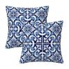 Azulejo Lisbon Azulejos Lisboa 2 Pcs Square Pillowcase Pillow Cover Cushion Decor Comfort Throw Pillow For Home Car