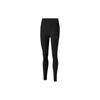 Puma Yoga Series Solid Color Logo Print High Waist Nine-Point Fitness Pants Women Bottoms Black 521956-01