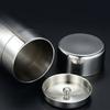304 Stainless Steel Double Deckel Tea Tins Tea Storage Box  Kitchen Organization