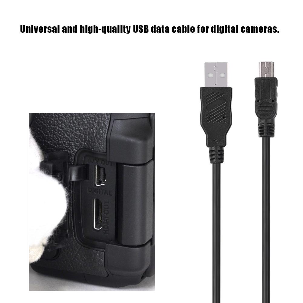 USB-кабель для передачи данных USB 2.0 на Mini B 5-контактный для камеры Canon IXUS 990 IS 980 IS 970 IS 870 IS 200