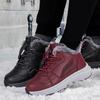 Cotton Shoes Winter Velvet Thickened Warm Walking Shoes Anti-splashing High-top Elderly Shoes Outdoor Mother Shoes Factory