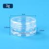 Sub-bottling Jewelry Storage Box Portable Cosmetics Empty Bottle Empty Small Round Jars  Women