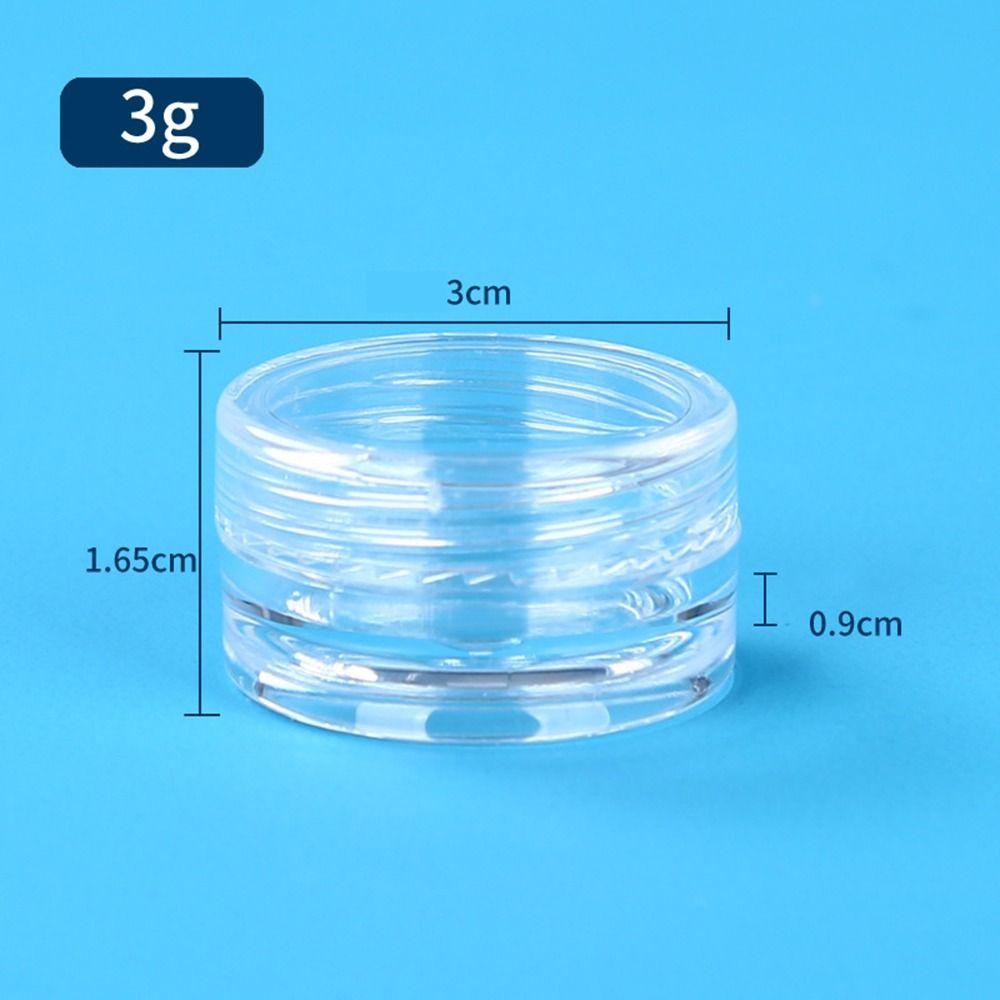 Sub-bottling Jewelry Storage Box Portable Cosmetics Empty Bottle Empty Small Round Jars  Women