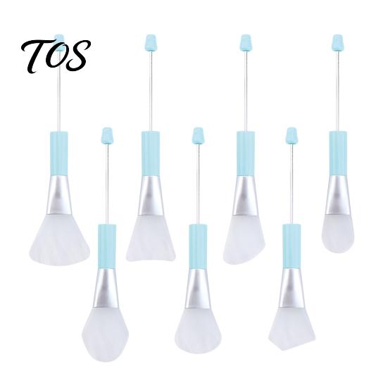 Beauty Tool for Beads 7Pcs DIY Bead Face Mask Brush, Silicone Soft Spatula Applicator Flexible Brush Skincare, Facial Spreader Women, Makeup Beaded