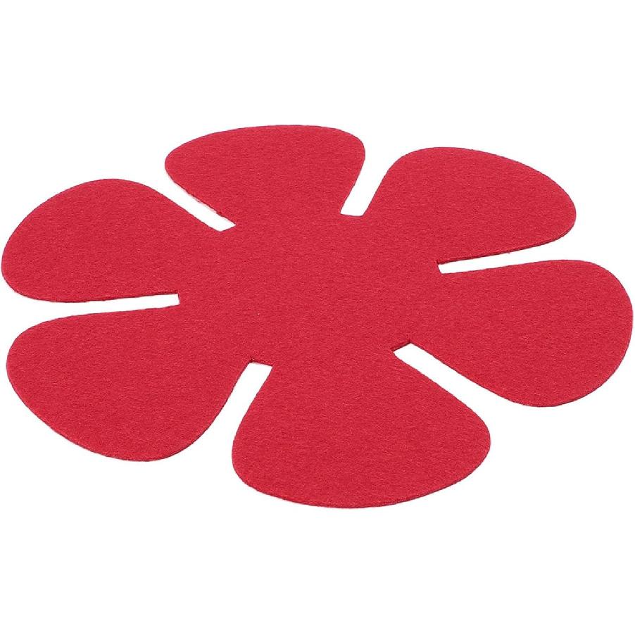 POT PAN PROTECTOR FELT STACKING PADS COOKWARE SEPARATORS KITCHEN SUPPLIES FOR HOUSEHOLD 12PCS (Red)