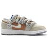 Jordan Air Jordan 1 Mocha Demon Низкие Винтажные Баскетбольные Кроссовки Мужские Серый Коричневый 553558-412(Team98-)