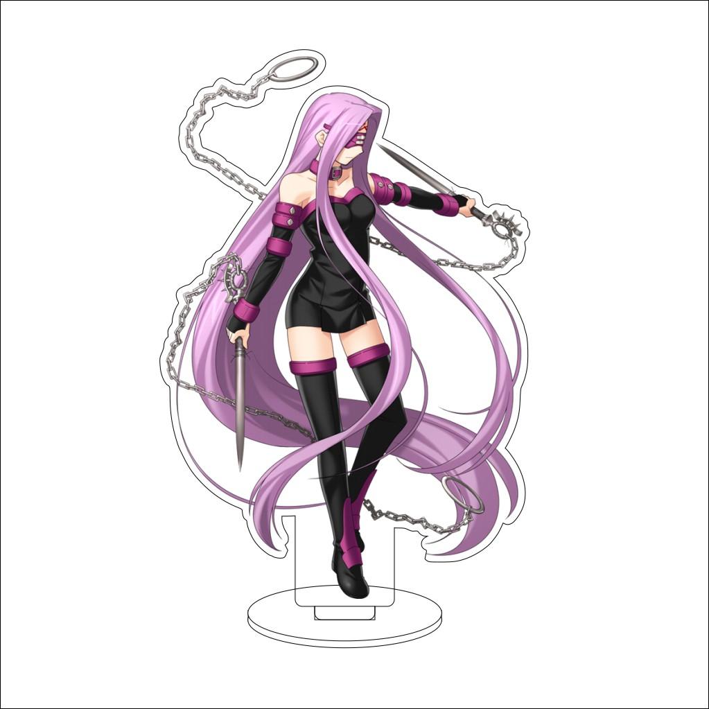 16 см Аниме Fate stay night Косплей Акриловая подставка Украшения Сакура Мато/Иллиясвиль фон Айнцберн Фигурка-подставка Хэллоуин Подарки