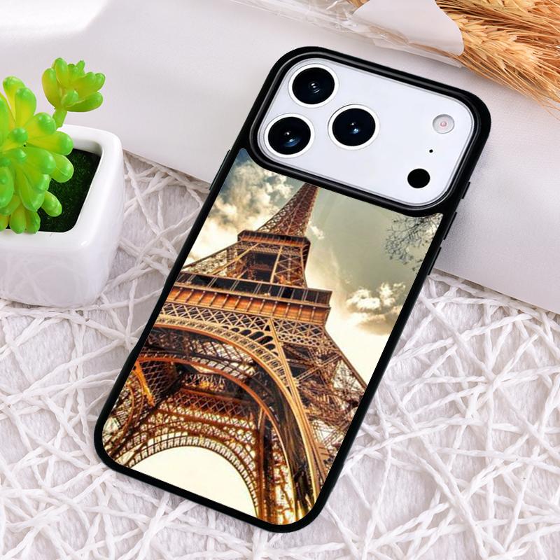 Чехол для телефона London Eiffel Tower Big Ben для iPhone 17 Air 16 15 11 12 14 13 Pro Max Ударопрочный чехол