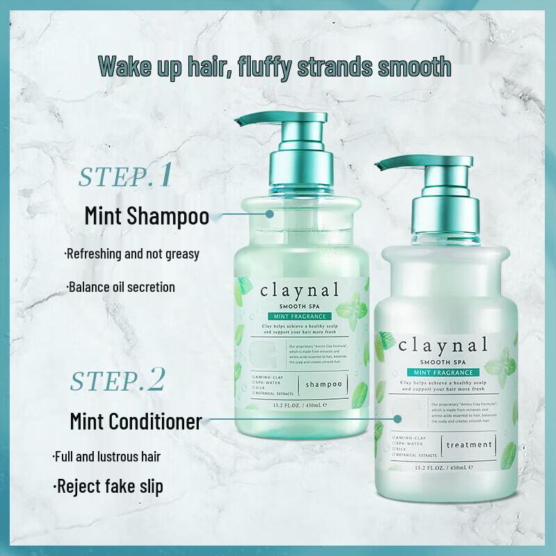 Claynal Amino Acid Mineral Mud Oil Control Refreshing Shampoo