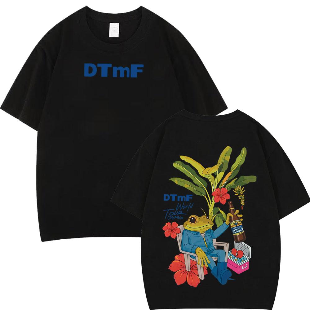 Рэпер Bad Bunny Деби Тирар Мас Фотос DTMF World Tour Футболки Мужские Женские Винтажная Футболка Хип-Хоп Высокое Качество Свободные Футболки