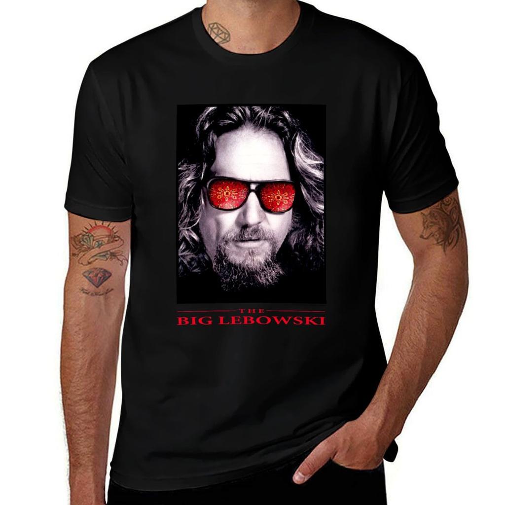 The Big Lebowski Rug Reflection Sunglasses Poster TShirt Work Comfort TShirt for Unisex