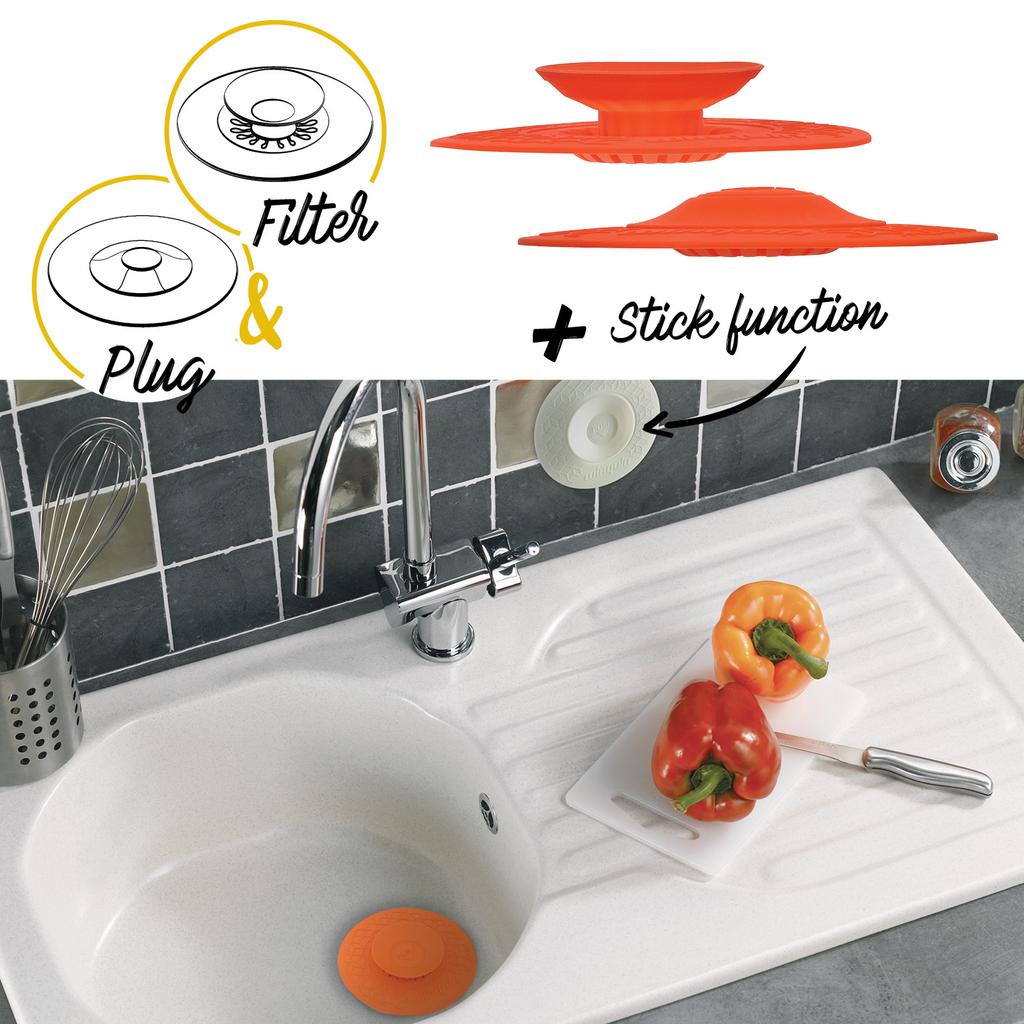 Universal Silicone Kitchen Sink Stopper