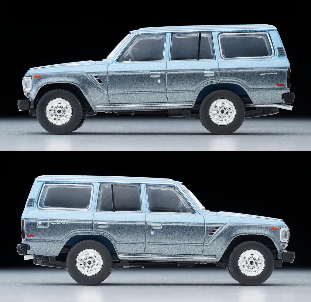 Tomica Limited Vintage Neo Toyota Land Cruiser 60 North American Specification Light 88 Year Finished Product 320487 1/64 LV-N268a Blue/Gray